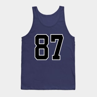 Number 87 Tank Top